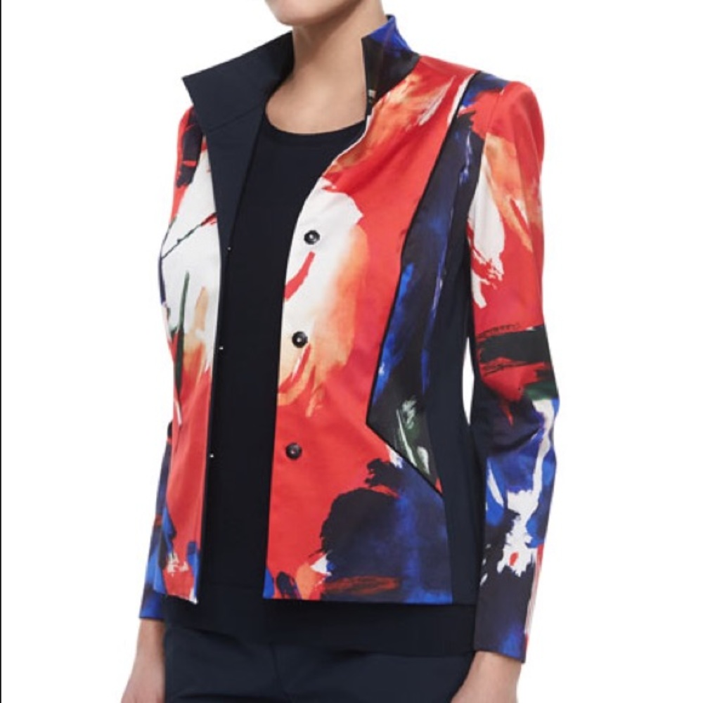 LAFAYETTE 148 FLORAL JACKET